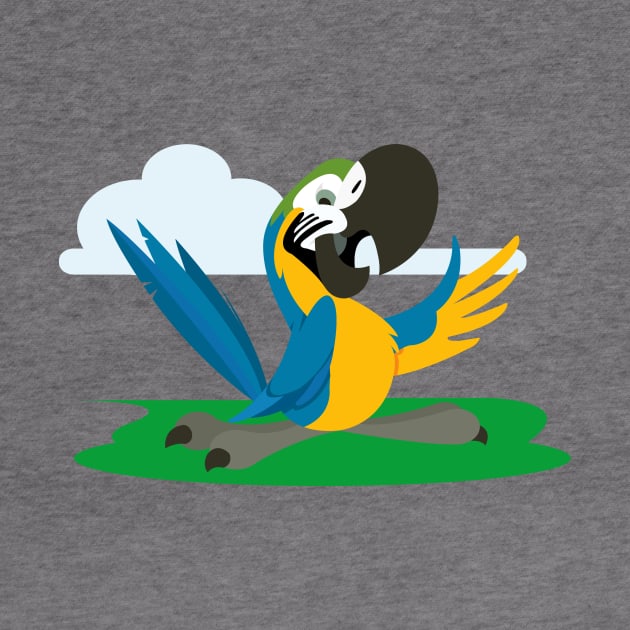 Blue Parrot by Tshirts4t4